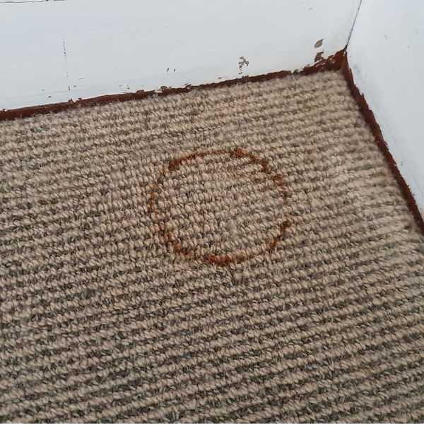 Carpet burn repair before