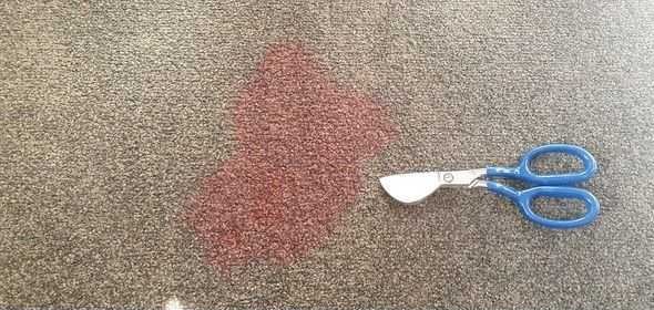 Stain repair before