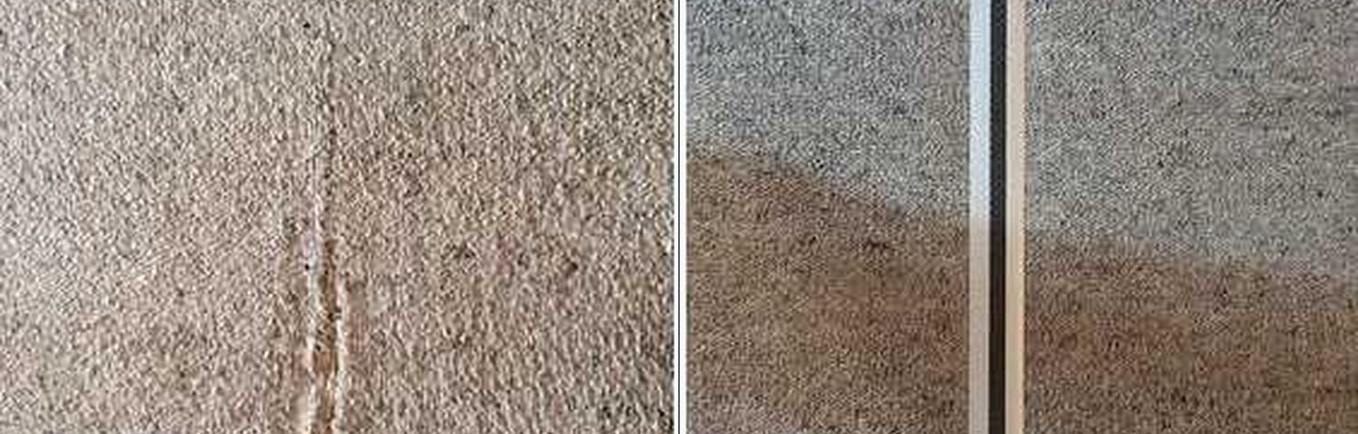 Seam repair: before and after
