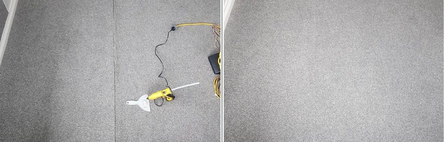 Seam repair 2: before and after