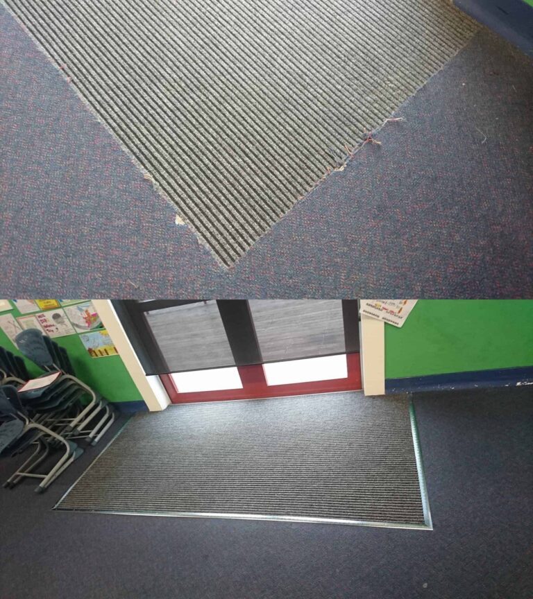 Bar installation, Carpet to Hardfloor