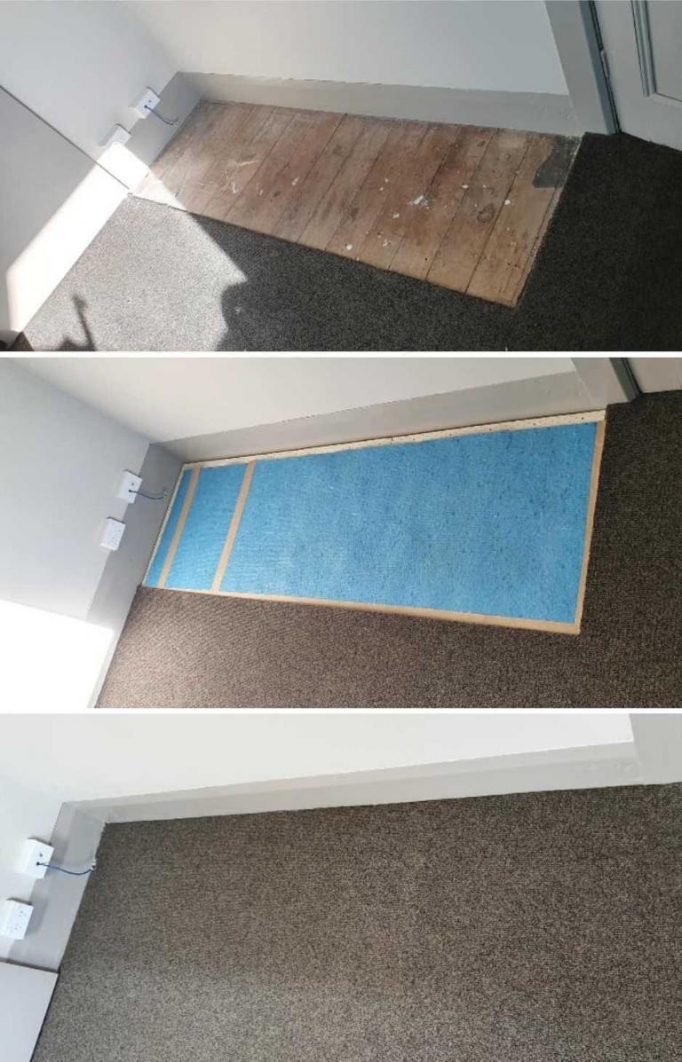 Renovations, Missing Carpet, Repaired