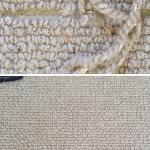 Pulled Thread, Repaired, Before and After