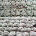 Pulled Thread, Re-tufted, Sewn, Before and After